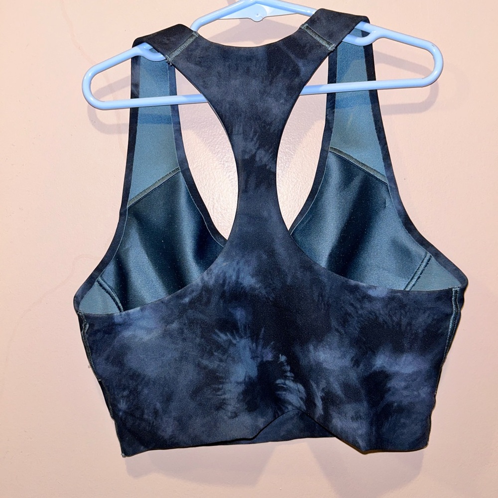 SPANX Dark Tie-Dye Sports Bra